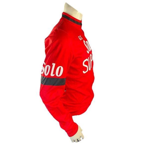 Santini Womens XL Thermal Long Sleeve Jersey Cycling Solo Superia Full Zip Italy - Picture 5 of 14